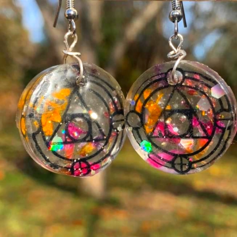Thrice earrings